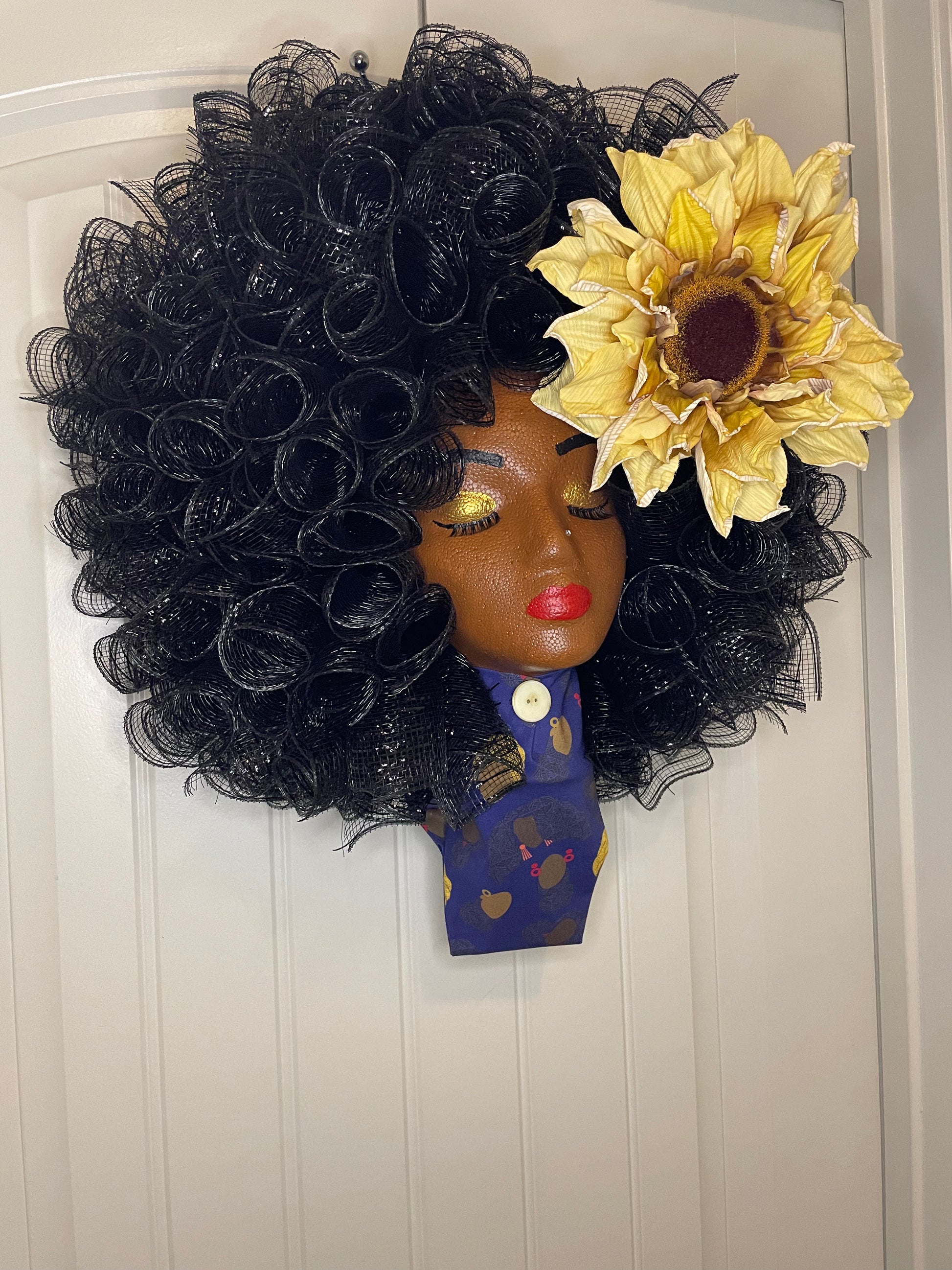 Diva 14 Diva Head Canvas Diva Head Wreath Black Woman 